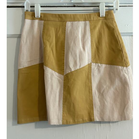 SUMMER SALE | Lost + Wander Colorblock Mini Skirt | Size S | NWOT - Picture 1 of 14